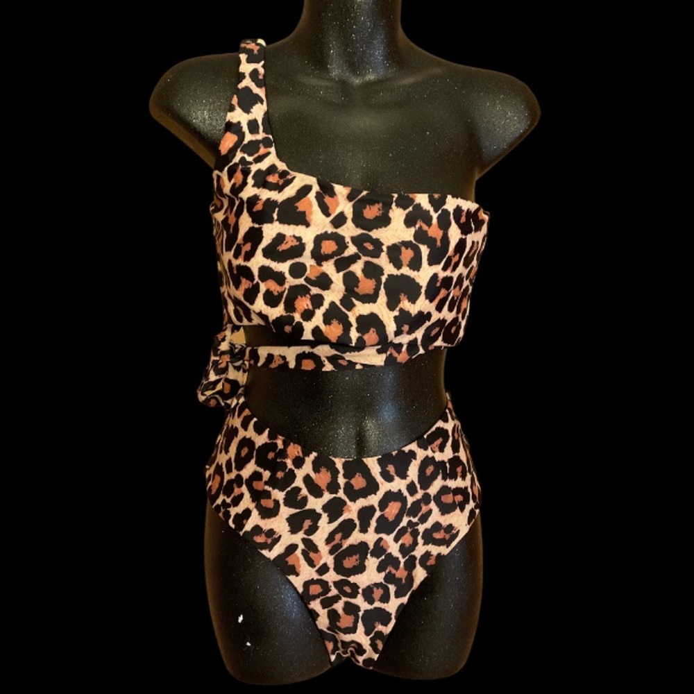 Cheetah Print Bikini Set